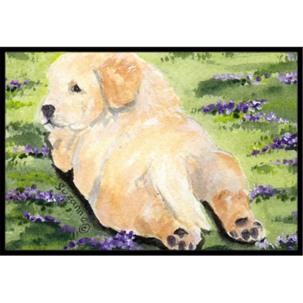 Beyondbasketball Golden Retriever Indoor Outdoor Mat - 18 x 27 in. BE2557876 - main